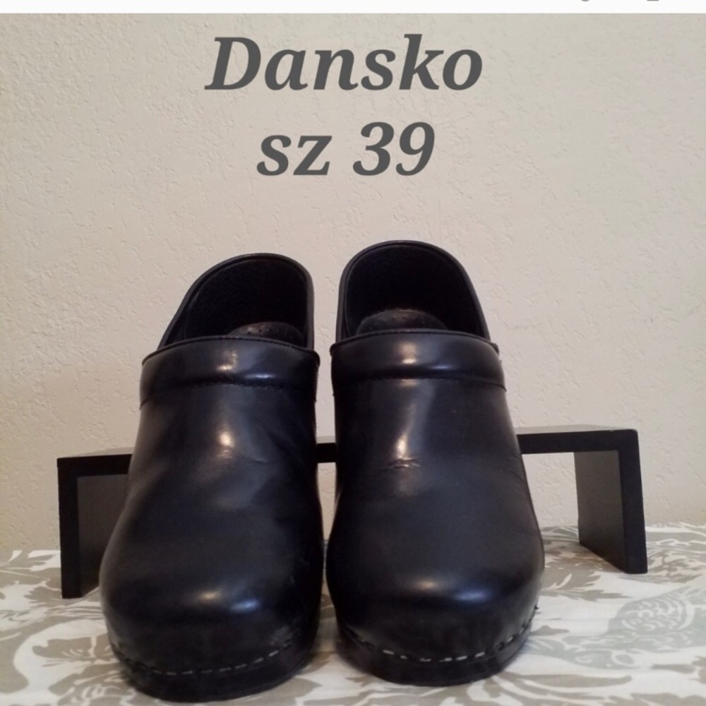 Dansko sz 39/8.5🖤Professional Clog🖤Black Leather